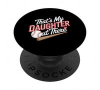 That's My Daughter Out There Baseball PopSockets PopGrip Adesivo