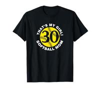 That's My Girl #30 Softball Mamma Festa della mamma Fast Pitch Fan Maglietta