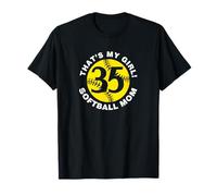 That's My Girl #35 Softball Mamma Festa della mamma Fast Pitch Fan Maglietta