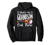 Thats My Grandson out There - Mazza da Baseball Felpa con Cappuccio