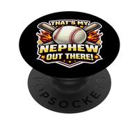 That's My Nephew Out There Orgoglioso Baseball Zio zia zia PopSockets PopGrip Adesivo