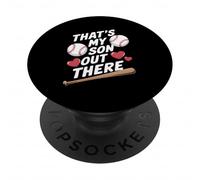 That's My Son Out There Baseball Passione PopSockets PopGrip Adesivo