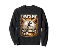 That's My Sons Baseball Dad Mom Parent Pride Sports Felpa