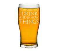 That's What i Do Bevande And Know Things Tulipano Pinta Vetro Craft Birra Cider