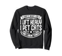 That's What I Do I Lift Heavy I Pet Cats Felpa