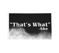 That'S What She Bandiera Robuste Bandiere Con 2 Occhielli Bandiera Da Giardino Per Casa Balcone Decorazione 90X150Cm