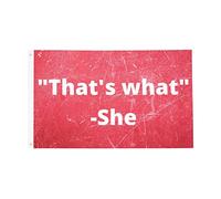 That'S What She Flag Con 2 Occhielli Bandiera Da Giardino Durevole Bandiera Per Cortile Balcone Giardino 90X150Cm