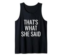 That's What She Said Workplace Quotes Office Canotta, Uomo, Nero, L