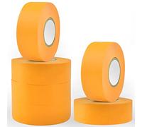 THATSRAD 6 Rotoli Nastro per Mascheratura 30mm*50m Nastro Carta per Imbianchini Nastro Coprente da Pittore Nastro Adesivo per Pittura Nastro per Mascheratura Carrozzeria per Pittura Auto e Fai da Te
