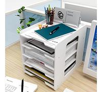 THATSRAD Organizzatore di Carta a 5 Livelli Porta Documenti da Scrivania A4 Forniture per Ufficio Scuola Casa