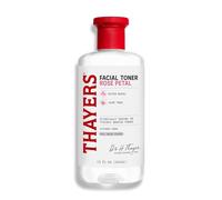 Thayers Tonico delicato per il viso - petali di rosa, amamelide e aloe vera biologica - idrata e restringe i pori - senza alcool -vega -98% di ingredienti naturali - dermatologicamente testato - 355ml