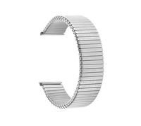 THBGTCNQ Cinturino elastico for orologio da 18 mm, 20 mm, 22 mm, cinturino retrattile in acciaio inossidabile, unisex(Silver,12mm)