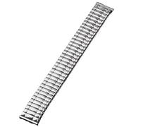 THBGTCNQ Cinturino elastico for orologio da 18 mm, in acciaio inossidabile, for uomo e donna(Silver,16mm)