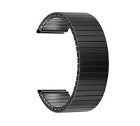 THBGTCNQ Cinturino for orologio elastico in acciaio inossidabile, cinturino for orologio da uomo e da donna, accessori for polsiere estensibili(Black,16mm)