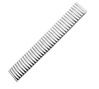 THBGTCNQ Cinturino for orologio in acciaio inossidabile elastico, cinturino universale in metallo, comodo e durevole, braccialetto di ricambio(Silver,22mm)