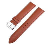 THBGTCNQ Cinturino for orologio in pelle con fibbia in acciaio inossidabile, design a sgancio rapido, cinturino universale(E,18mm)