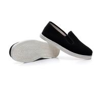 THBGTCNQ Scarpe in Tessuto Kung-fu Cinese Tradizionale per gli Uomini Scarpe di Cotone Nero Pantofole Wing Chun Tai Chi Scarpe di arti marziali in Puro Cotone Scarpe Sportive(39)