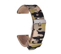 THBGTCNQ Silicone Rubber Watch Strap Men's Sports Universal Bracelet 18mm 20mm 22mm Replacement Watchband Accessories(Brown,18mm)