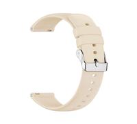 THBGTCNQ Silicone Watch Strap Quick Release for Men Women(Beige,20mm)