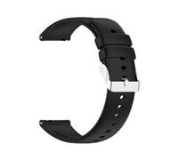 THBGTCNQ Silicone Watch Strap Quick Release for Men Women(Black,18mm)