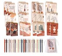 Thboxes 24 Positive Affirmation Stationery Gift Sets with 24 Notepads 3×5in 60 sheets with Pens,Bags-Bulk Encouragement Gifts for Women, Men, Friends, Coworkers, Gratitude Journaling and Self Care