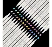 Thboxes 30 Colori Pennarelli Glitterati, Penne Glitterate Colorate Metallici per Ragazze Pennarelli Decorativi Penne Glitter per Scrapbooking Pittura Artigianato Regalo Bambina