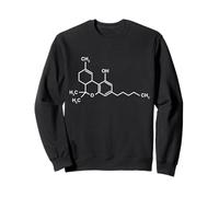 THC Chimica Formula Marijuana Cannabis Kiffer Erba Felpa