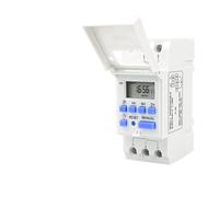 THC15A Temporizzatore Elettronico Di Controllo Del Tempo DC 12V 24V AC 220V LCD Digitale Alimentazione Interruttore Orario Programmabile Relè(THC15A - AC110V)