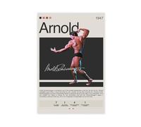 THCTCA Arnold Schwarzenegger, poster su tela, decorazione artistica da parete per soggiorno, camera da letto, decorazione senza cornice, 40 x 60 cm