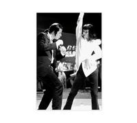 THCTCA Poster su tela del film Pulp Fiction, decorazione per camera da letto, sport, ufficio, stanza, regalo, senza cornice, 20 x 30 cm