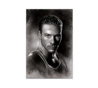 THCTCA Poster su tela di Jean-Claude Van Damme, decorazione artistica da parete per soggiorno, camera da letto, senza cornice, 60 x 90 cm
