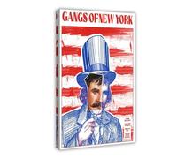 THCTCA Poster su tela Gangs of New York (2002), decorazione per camera da letto, sport, ufficio, stanza, regalo, stile cornice, 40 x 60 cm