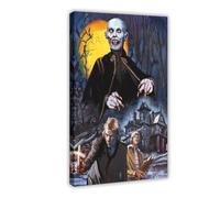THCTCA Salem's Lot Stephen King - Poster su tela, decorazione artistica da parete per soggiorno, camera da letto, decorazione con cornice, 30 x 45 cm