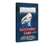 THCTCA Sleepaway Poster su tela con stampa del film "Camp", decorazione per camera da letto, per ufficio, camera da letto, regalo, con cornice, 50 x 75 cm