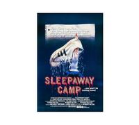 THCTCA Sleepaway Poster su tela del film "Camp", decorazione artistica da parete per soggiorno e camera da letto, senza cornice, 50 x 75 cm