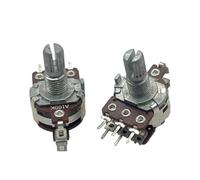 The 1 pcs type 16 potentiometer A100K C100K double coupling is 15 mm long