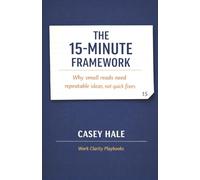 The 15-Minute Framework: Why small reads need repeatable ideas, not quick fixes