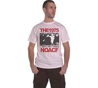 The 1975 T Shirt Noacf Band Logo Nuovo Ufficiale Uomo Bianca Size S