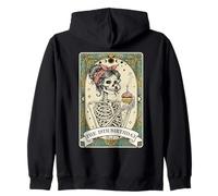 The 19th Birthday Celebration Tarocchi Scheletro Woman Felpa con Cappuccio