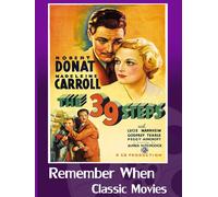 The 39 Steps - 1935 (DVD) Robert Donat Madeleine Carroll Lucie Mannheim