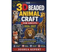 THE 3D BEADED ANIMAL CRAFT FOR ADULTS 2026-2027: A Complete Intermediate Guide to Creating Spectacular 3D Wildlife Sculptures in Seed Beads