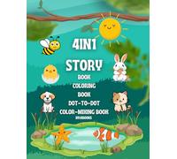 "The 4-in-1 Parent & Child Activity Book: Color, Read, Draw & Learn!": "A Fun and Educational Activity Book with Color Mixing, Dot-to-Dot, Reading & Coloring for Creative Parent-Child Bonding!"