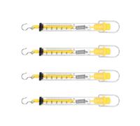 The **4pcs Tubular Spring Scale Dynamometer Newton Force Meter** is a set of durable and precise tools designed for physics experiments and