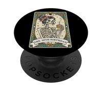 The 50th Birthday Celebration Tarocchi Scheletro Woman PopSockets PopGrip Adesivo