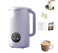 The 8-In-1 Multifunction Nut Milk Maker, Upgraded Multifunctional Soymilk Maker, Large Capacity, One-Button Self-Cleaning, Household fully automatic small, for Nut Milk, Oat Milk, Soy Milk (B)