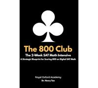 THE 800 CLUB: A Strategic Blueprint for Scoring 800 on Digital SAT Math