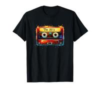 The 80's Cassette Retro Music Nostalgia Fun Throwback Maglietta