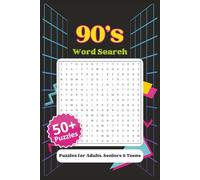 The 90's Word Search Puzzle Book: Word Searches with Easy to Read Print about the 90's, Nostalgia, Decade and More | 6x9 inches, 110 pages | 50 + Puzzles ... Gift for Vacations, Holidays and Fee Times