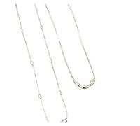 The 925 silver necklace features a simple style and charm. The geometric pendant necklace is a birthday party gift for women and a beautiful piece of jewelry