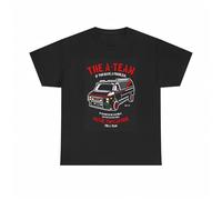 The A Team T Shirt Brand Apparel Unisex Heavy Cotton Tee Black Black
